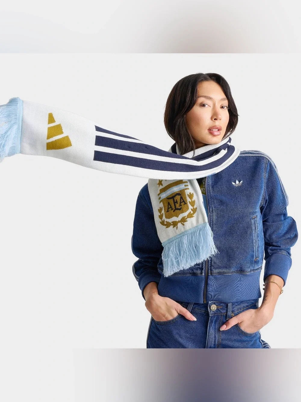 Adidas Argentina National Team 26 Football Scarf KE1385 World Cup 2026 New